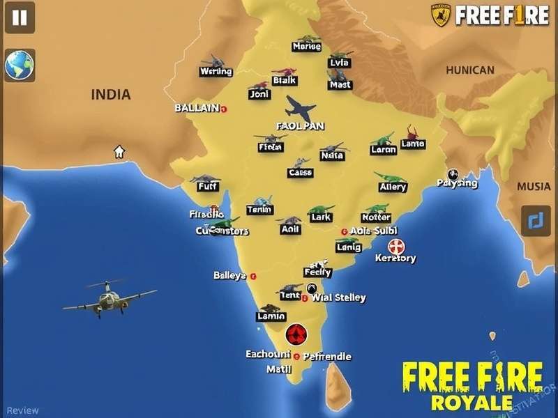 Free Fire Battle Royale India Map Free Fire India Map